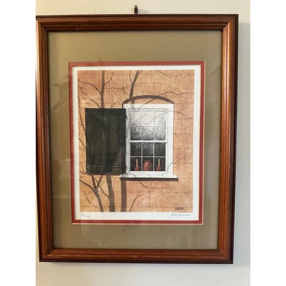 Framed Limited Edition Print "Old Salem The Boys School" By John Furches 106/100 - Picture 7 of 10